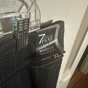 New York & Co Pants pull on bootcut grey black womens xl